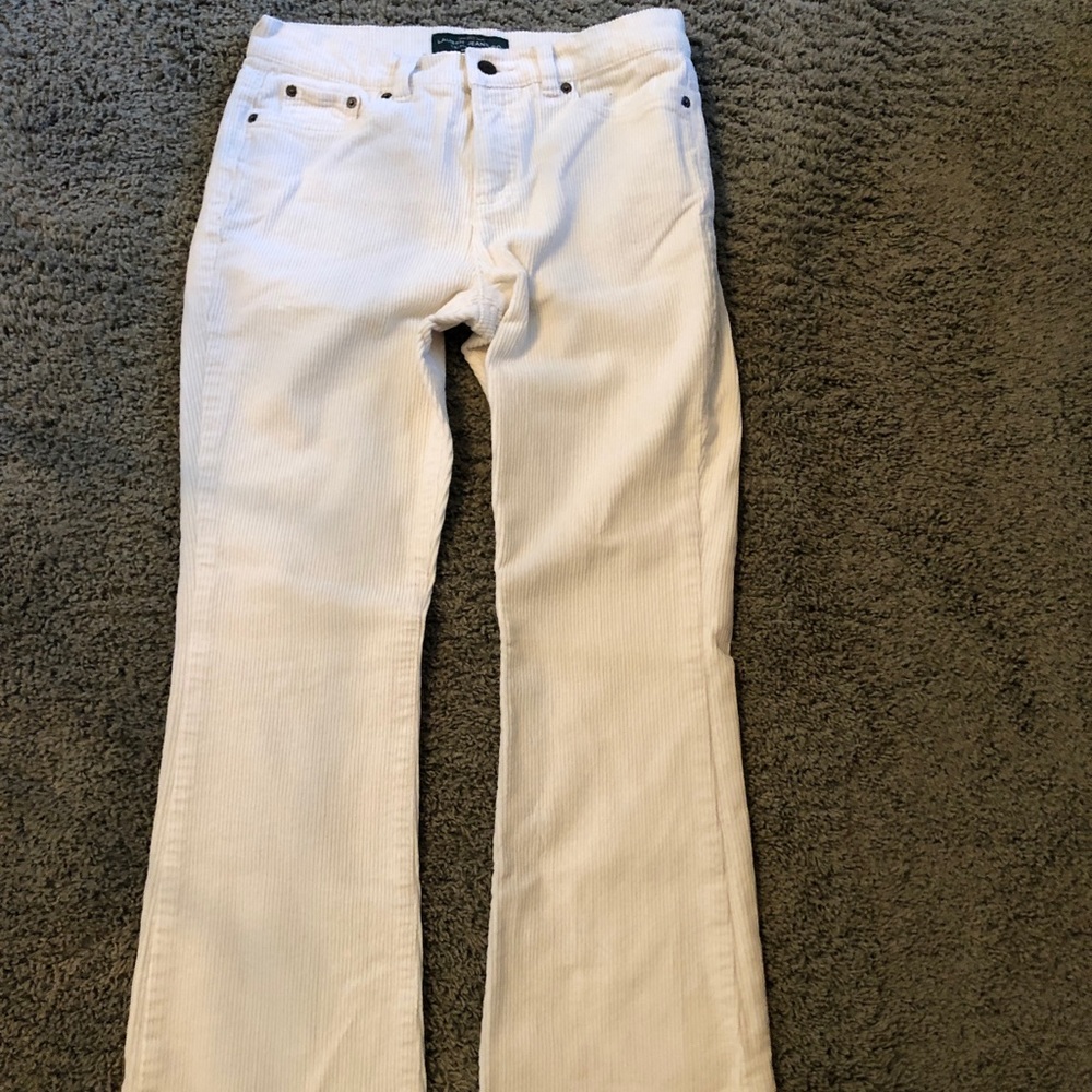 Ralph Lauren White Wide Leg Pants